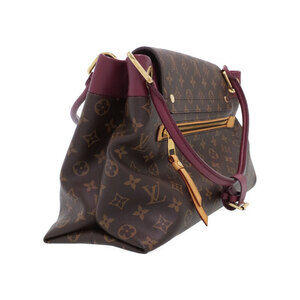 Louis Vuitton Monogram Olympe Tote Leather Bag Brown